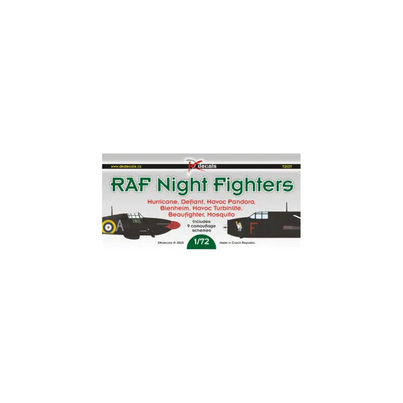 Aanbieding Decal RAF Night Fighters