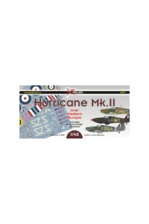 Betaalbaar Decal Hawker Hurricane Mk.II over Western Europe