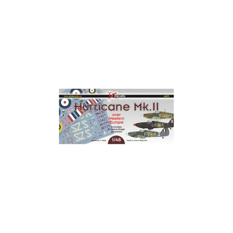 Betaalbaar Decal Hawker Hurricane Mk.II over Western Europe