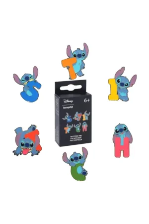 Disney Mystery Box Pins Stitch Letters And Poses asst 12pcs Finale Uitverkoop