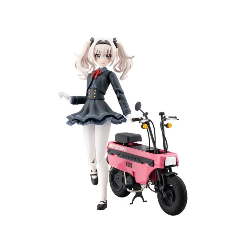 Tijdelijk Beschikbaar Sousai Shojo Teien Figure Plastic Model Kit 1/10 Emma Koishikawa Nocturne with Honda AB12 Motocompo 14 cm