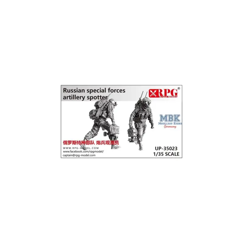 Russian Special Forces Artillery Spotter Figuren Seizoensaanbieding