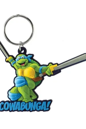Teenage Mutant Ninja Turtles - Leonardo - Soft Touch Keychain Direct Verzonden