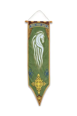Gratis Retour The Lord of the Rings replica 1/1 Rohan Banner 167 cm