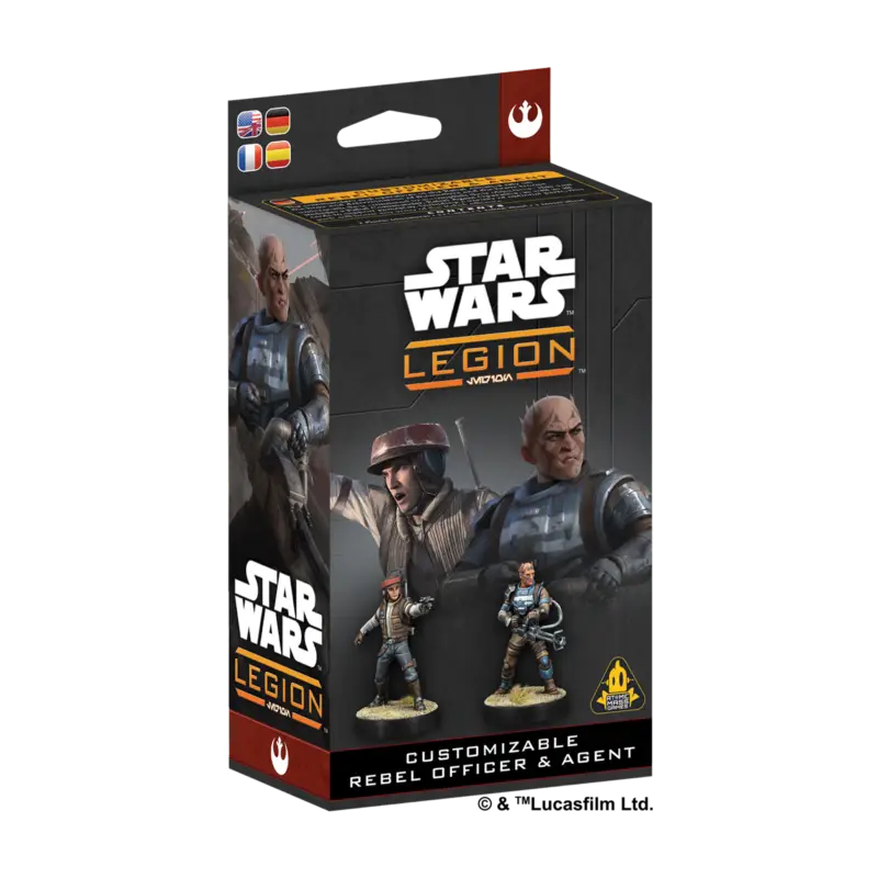 Beperkte Voorraad SWL: Rebel Commander & Operative Figuurtje