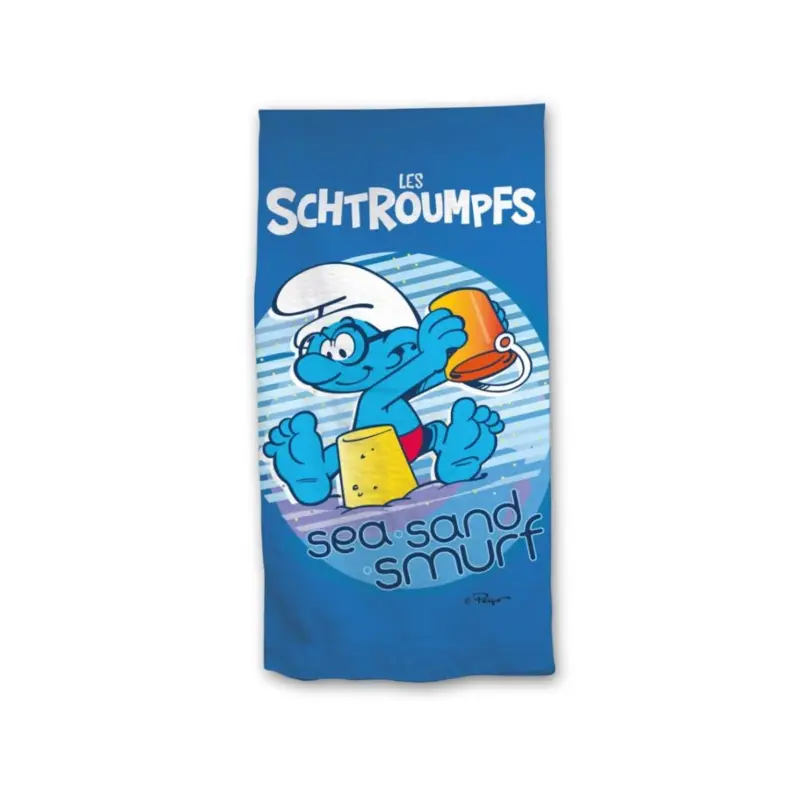 Beste Prijs THE SMURFS - Sea and Smurf - Beach Towel 70x140cm