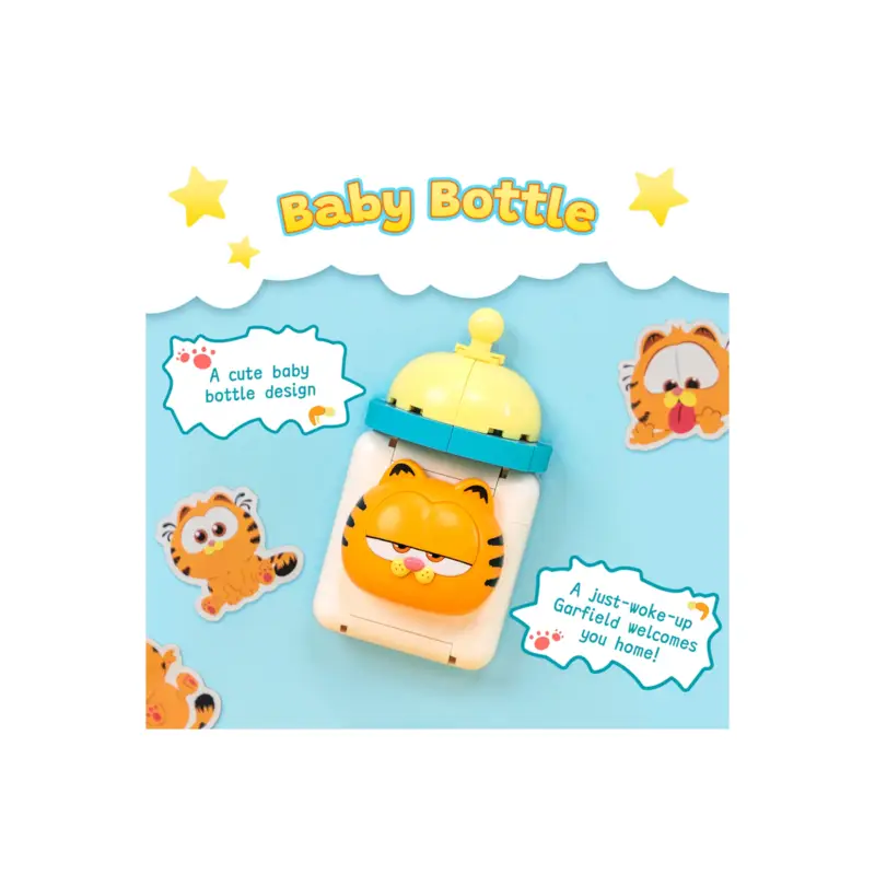 Garfield Fridge Magnet Series Pantasy 86818 Baby Bottle Fridge Magnet 10cm Korting
