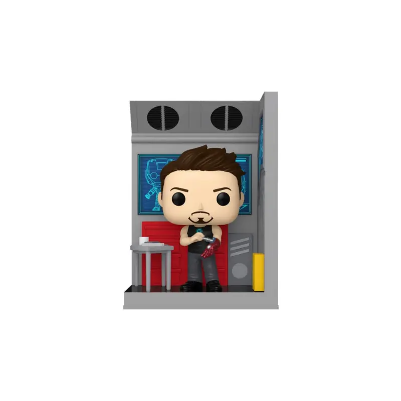 Populair Marvel POP! Nooks Vinyl figure Tony's Garage 9 cm Pop figur