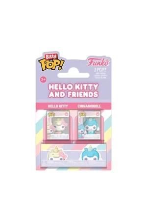 Gereduceerde Prijs Hello Kitty - pack of 2 Bitty POP figures! Vinyl HK & Cinnamonroll 2.5 cm