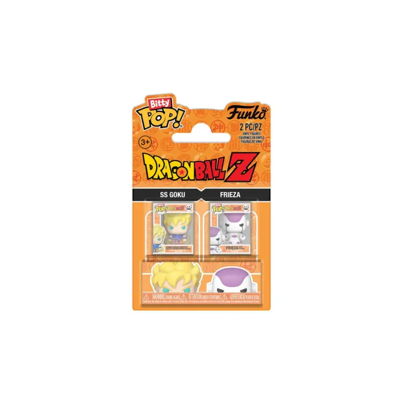 Dragon Ball - pack of 2 Bitty POP figures! Vinyl Goku & Freiza 2.5 cm Hoge Kwaliteit