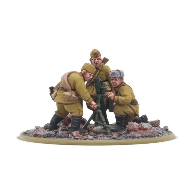 Soviet Army Medium Mortar Team Figuur spellet Nieuw