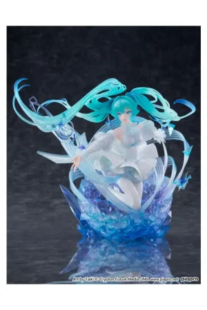 Hatsune Miku - PVC statuette 1/7 Hatsune Miku - Crystal Dress Ver. 22cm Figuurtje Bestel Nu