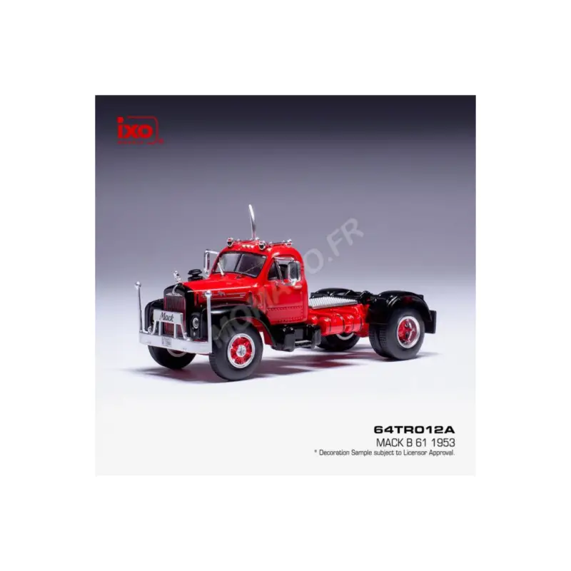 Nu Kopen Mack b 61 1953 red/black Miniatuurr