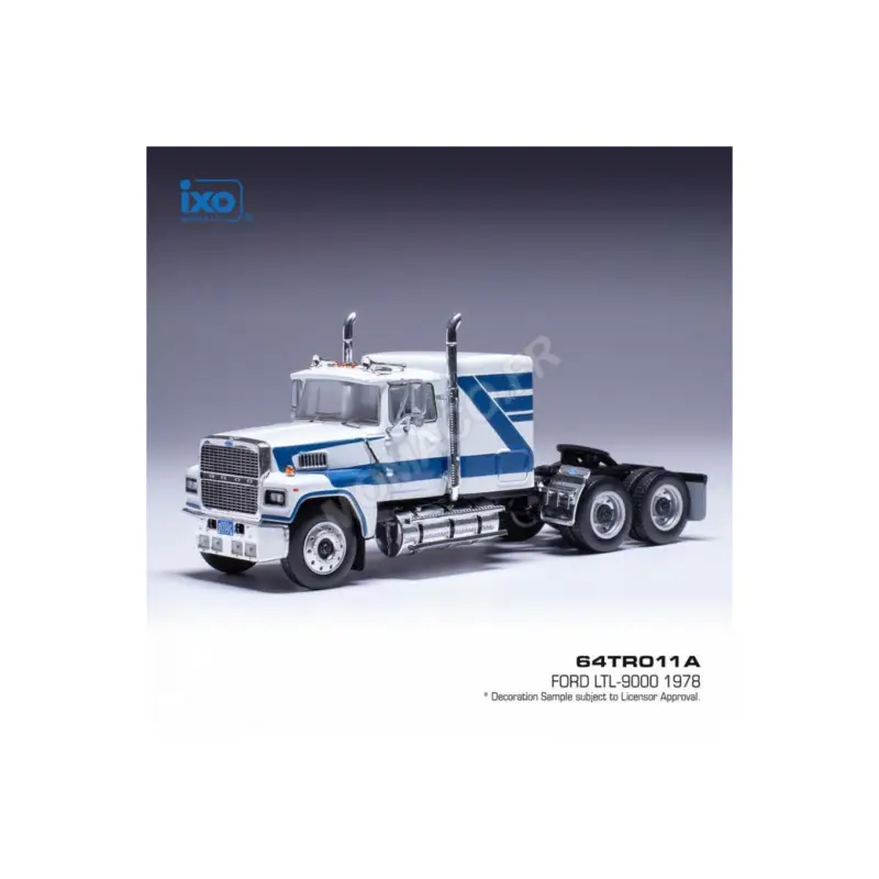 Ford ltl-9000 1978 white/dark blue Miniatuurr Premium