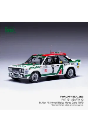 Speciale Aanbieding Fiat 131 abarth 3 alen/kivimaki rallye monte-carlo 1979 Miniatuur