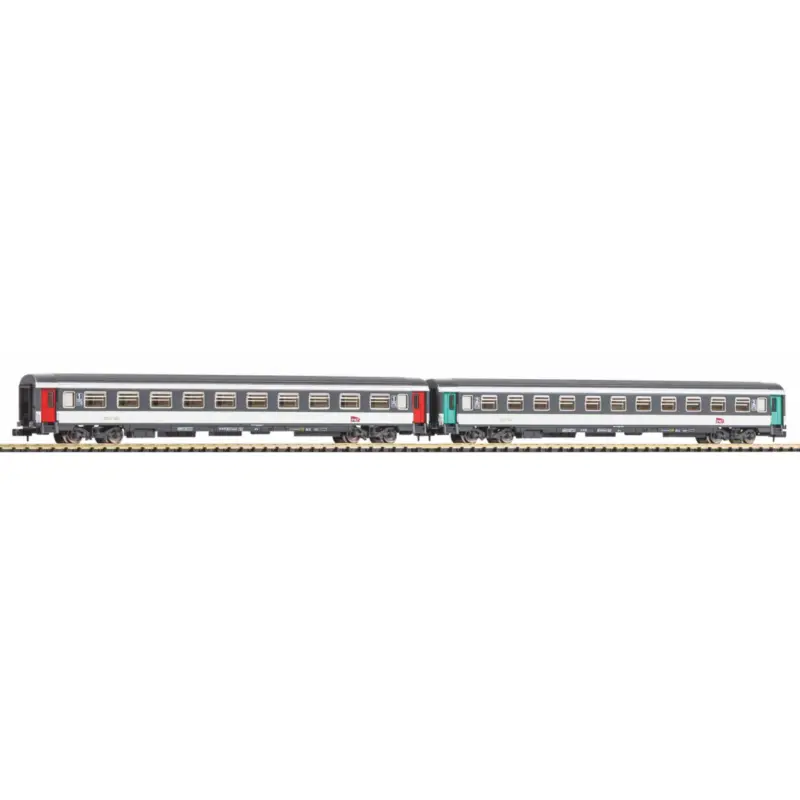 Snelle Levering Set of 2 compartment wagons. 1+2 Cl.