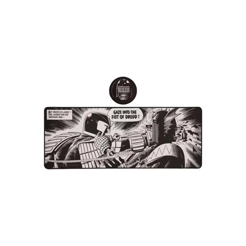 2000AD JUDGE DREDD - XL Desk Mat + 1 Coaster Weekendaanbieding