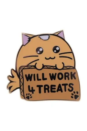 Direct Verzonden FUZZBALLS - Whiskey will work 4 treats - Limited Edition Pin