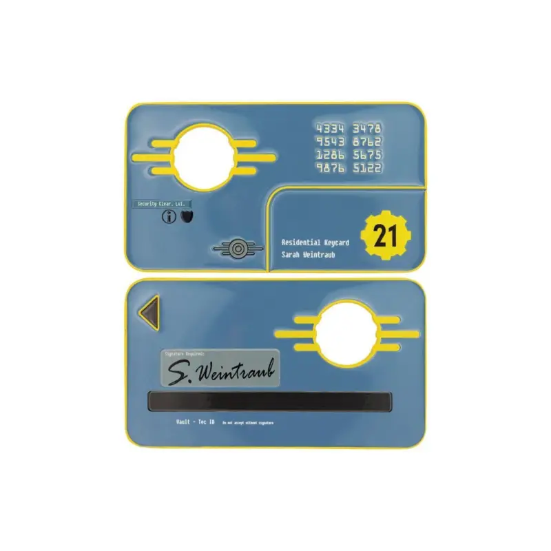 Fallout: New Vegas Replica Vault 21 Security Keycard Limited Edition Nu Kopen