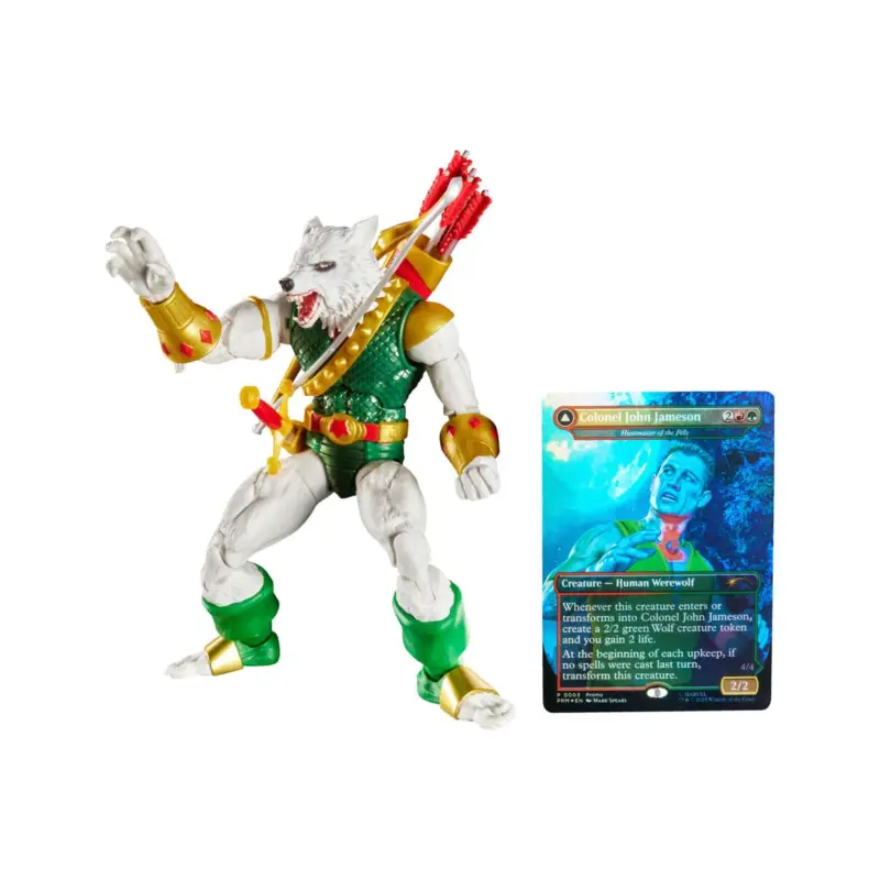 Marvel Legends Magic: The Gathering Man-Wolf Figure (with exclusive premium card) 15 cm Korting
