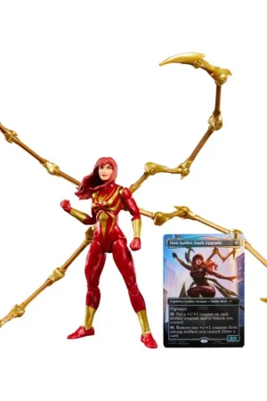 Marvel Legends Magic: The Gathering Mary Jane Watson (Iron Spider) Figure (with exclusive premium card) 15 cm Aanbieding
