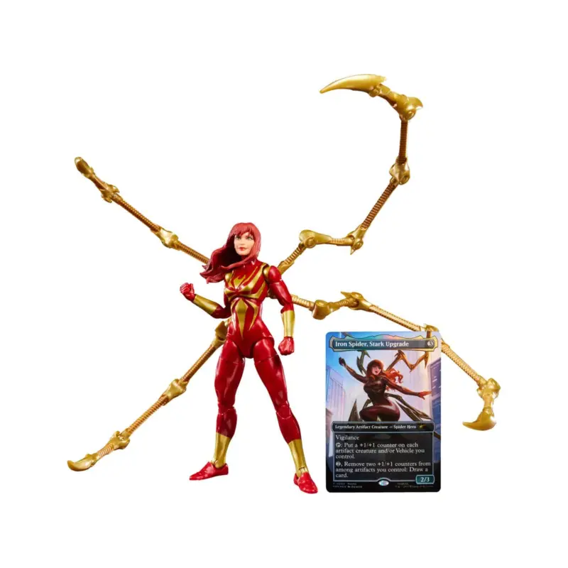 Marvel Legends Magic: The Gathering Mary Jane Watson (Iron Spider) Figure (with exclusive premium card) 15 cm Aanbieding