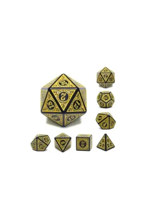 Set of 7 dice in a box – Magic Flame Hete Deal