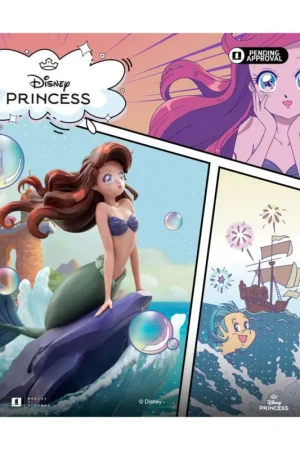 Op = Op Disney's Anime - Princess Ariel Figuurtje