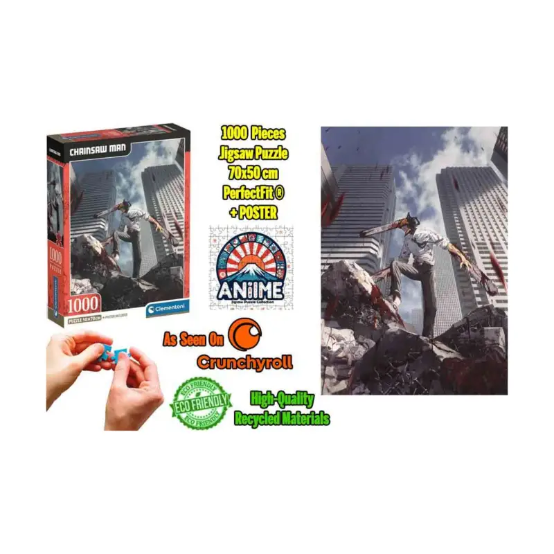 Puzzel Anime Puzzle Collection - Chainsaw Man: Skyscraper - Jigsaw Puzzle 1000 Pcs Shop Nu