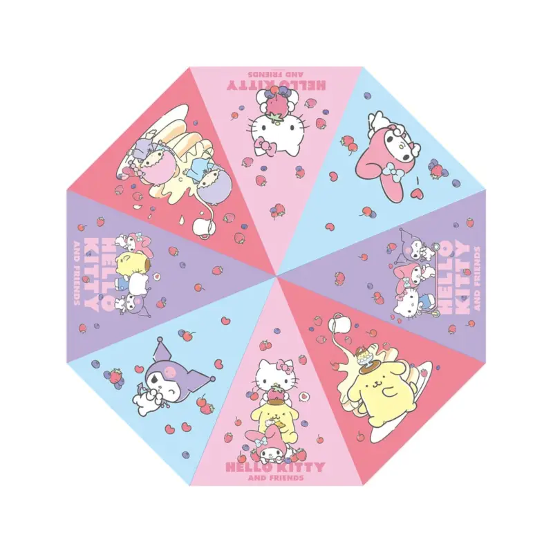 Sanrio - Hello Kitty & Friends umbrella Seizoensaanbieding