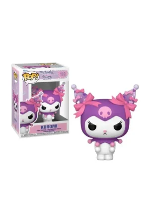 Uitverkoop KUROMI 20TH ANNIVERSARY - POP Sanrio No. 119 - Kuromi Grumpy Pop figur