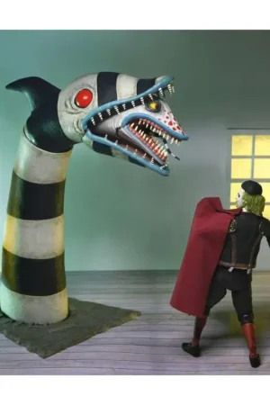 BEETLEJUICE 2 -Matador Beetlejuice & Sandworm -Ultimate figure 17 & 48cm Figuurtje Finale Uitverkoop