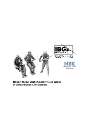 Italian 90/53 anti-aircraft gun crew in standard uniform Figuren Actieprijs