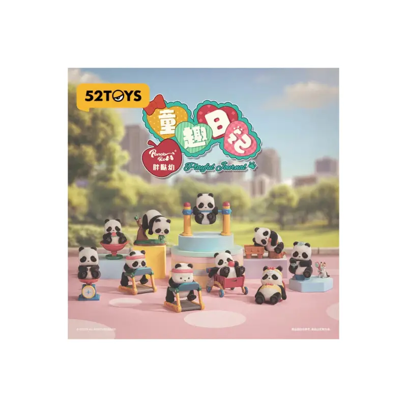 Finale Uitverkoop Panda Roll - 52Toys Playful Journal Box of 8pcs