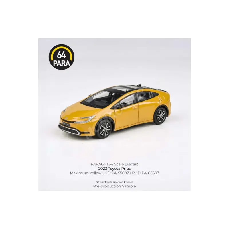 Toyota prius 2023 yellow “maximum yellow karashi” (lhd) Miniatuur Actieprijs