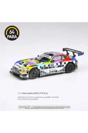 Express Levering Mercedes-benz amg gt3 888 gruppe m racing 12h de bathurst 2025 (lhd) Miniatuur