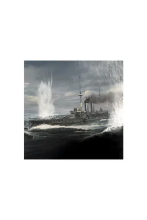 Beperkte Voorraad IJN Mikasa "Battle of the Sea of Japan 1905" plastic model ship with figure 1:700 Schaalmodel