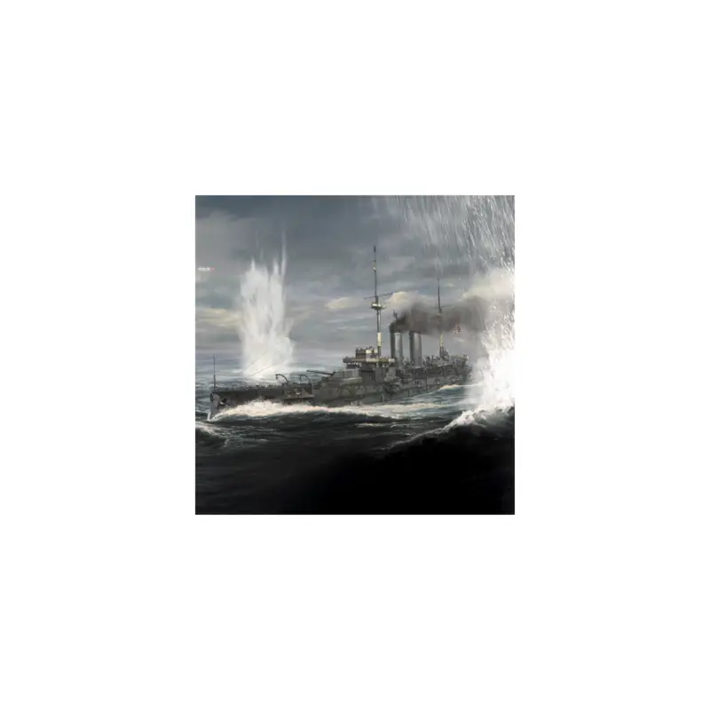 Beperkte Voorraad IJN Mikasa "Battle of the Sea of Japan 1905" plastic model ship with figure 1:700 Schaalmodel