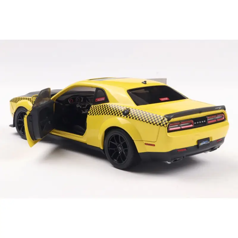 Goedkoop Dodge challenger srt hellcat redeye widebody nyc hellcab 2023 1/18 Miniatuur
