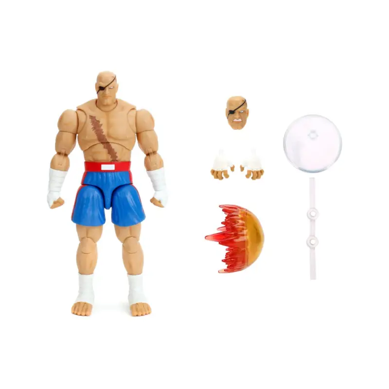 Direct Verzonden Ultra Street Fighter II: The Final Challengers - 1/12 Sagat action figure 19 cm Figuurtje