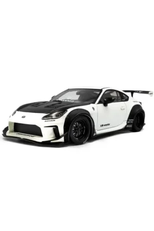 Toyota gr86 lbwk body kit pearl white 2024 1/18 Miniatuur Betrouwbaar