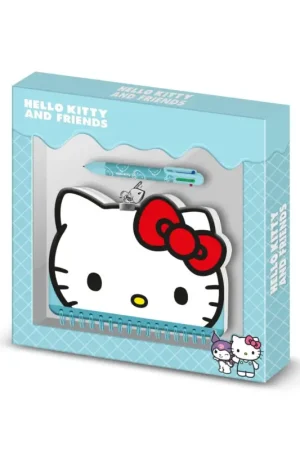 Koop Online HELLO KITTY - Head - Gift Box - Diary + Pen