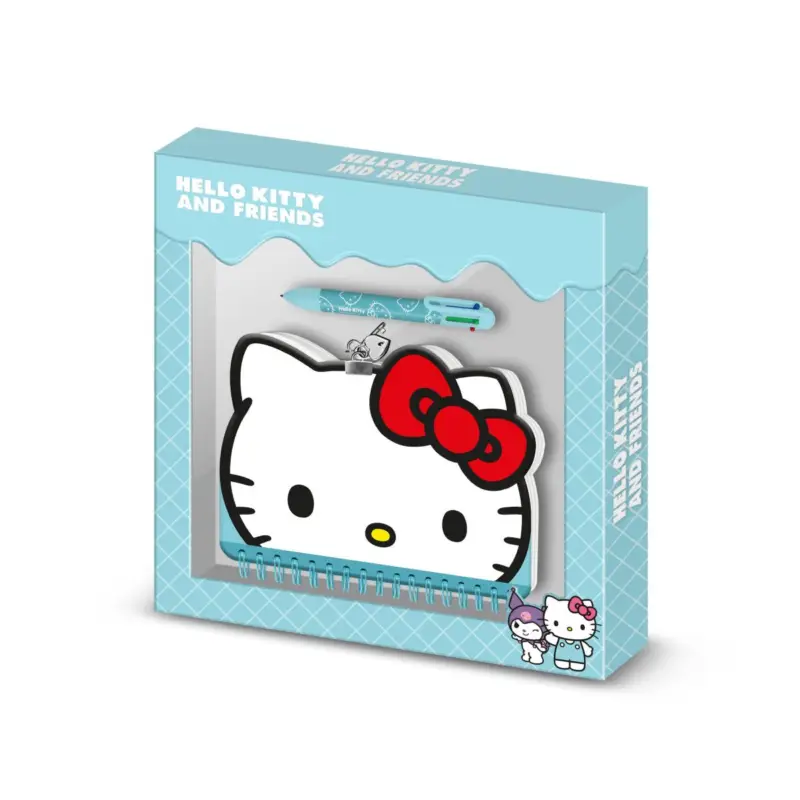 Koop Online HELLO KITTY - Head - Gift Box - Diary + Pen