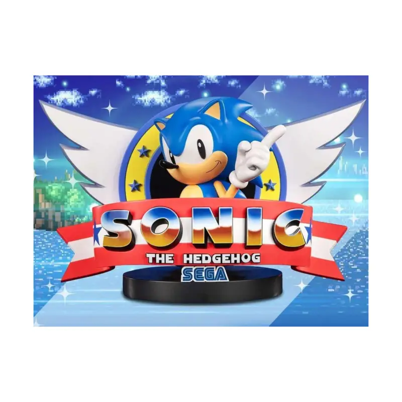 SONIC - Title Screen - Statuette 21cm Figuurtje Superprijs