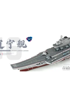 Aircraft Carrier Liaoning (Pre-colored Edition) Schaalmodel Op = Op