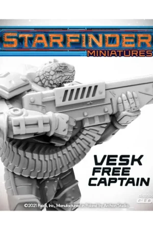 Masters of the Universe Miniatures: VESK FREE CAPTAIN Figuurtje Beperkt Aanbod