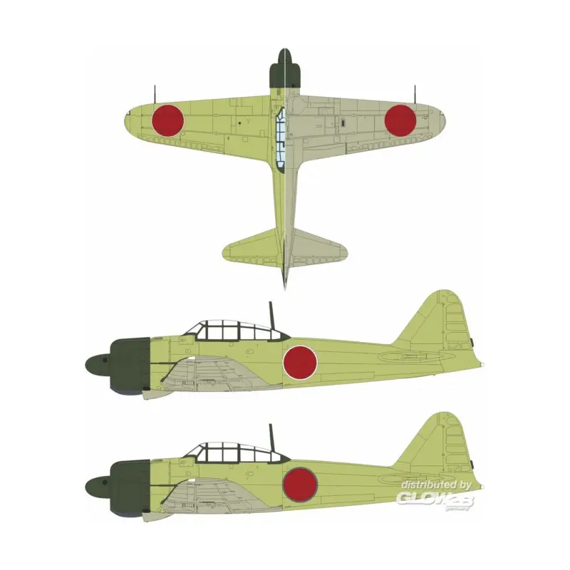 A6M5 Zero national marking TAMIYA Beperkt Aanbod