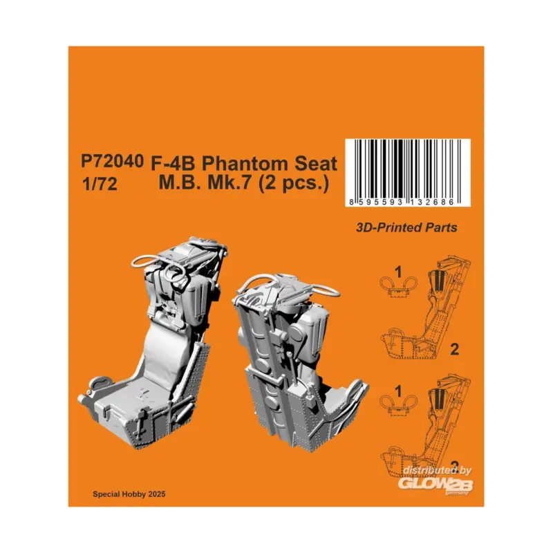 Seizoensaanbieding F-4B/C Phantom Seat (2 pcs)