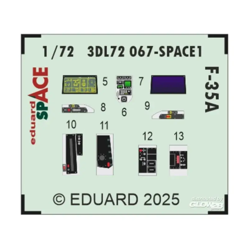 Decal F-35A SPACE EDUARD Finale Uitverkoop
