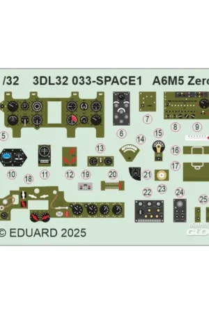 Decal A6M5 Zero SPACE TAMIYA Gereduceerde Prijs